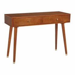 Best deal โญ Office Star Products OSP Cupertino Console Table, Light Walnut ๐