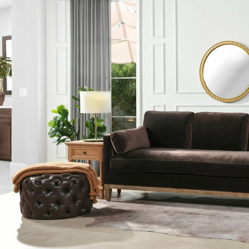 Top 10 ๐งจ Jennifer Taylor Home Knox 84" Modern Farmhouse Sofa, Deep Brown Performance Velvet ๐ - Image 9