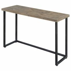 Best deal ๐ Convenience Concepts Laredo Console Table In Natural Wood Finish And Black Frame ๐