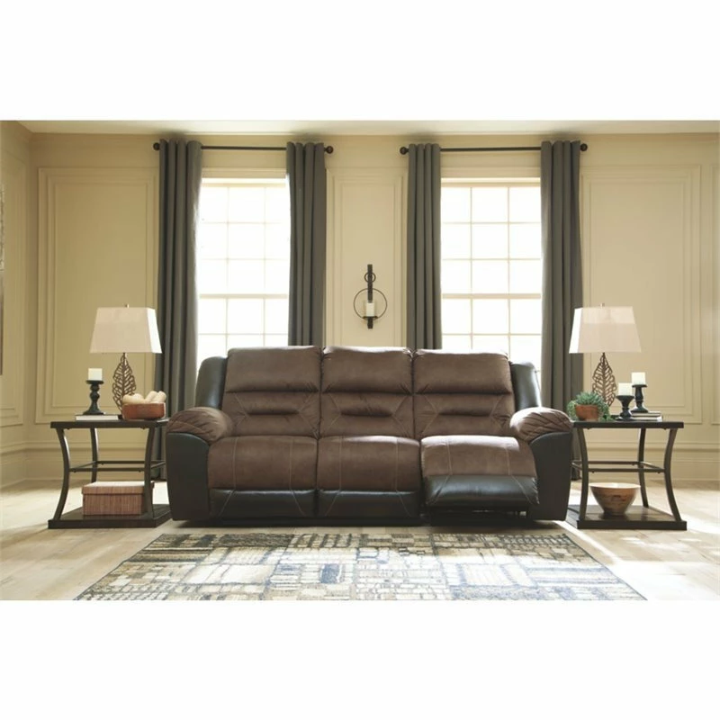 Coupon ๐ Ashley Furniture Industries Signature Design By Ashley Earhart Reclining Sofa In Chestnut ๐งจ - Image 3