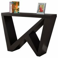 Deals ⌛ Monarch Specialties Hall Console Accent Table, Cappuccino ⭐
