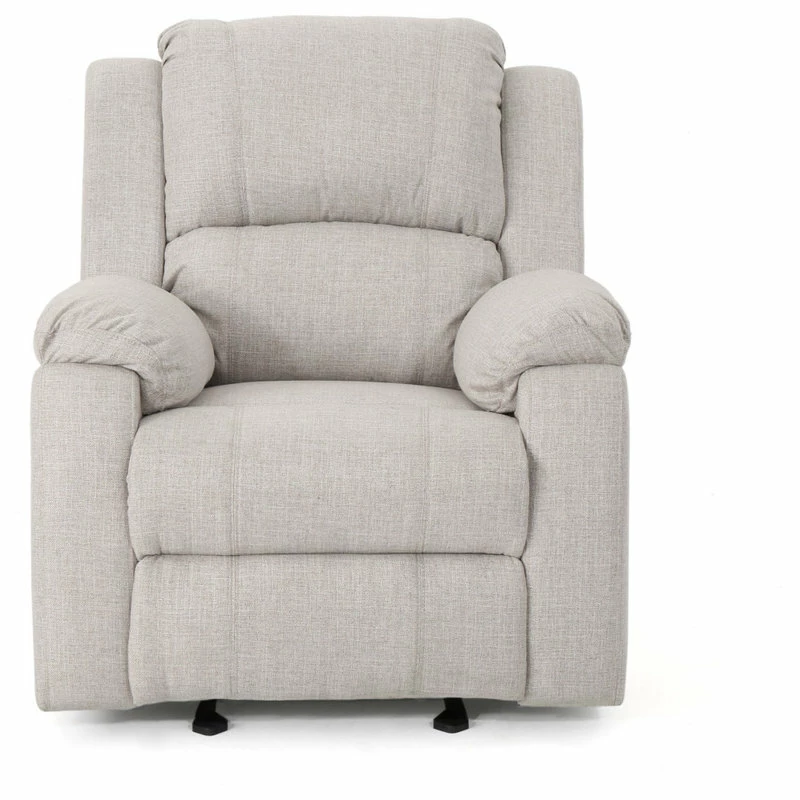 Brand new ๐ GDFStudio GDF Studio Scarlett Classic Fabric Gliding Recliner Chair, Beige ๐ - Image 4