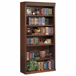 New 💯 Martin Furniture Huntington Oxford 72" Open Bookcase (Burnish) 🎁