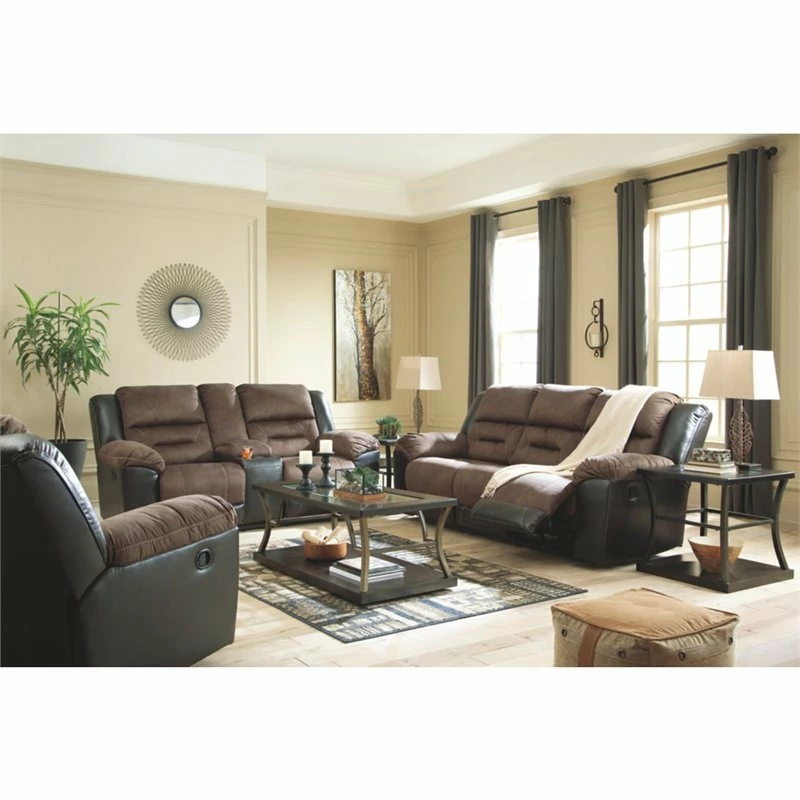 Coupon ๐ Ashley Furniture Industries Signature Design By Ashley Earhart Reclining Sofa In Chestnut ๐งจ - Image 4