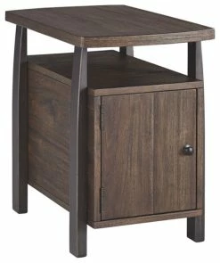 Top 10 ❤️ Ashley Furniture Industries Ashley Furniture Vailbry Storage End Table In Grayish Brown ❤️