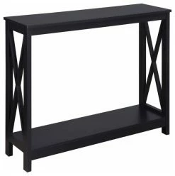 Budget 🎉 Convenience Concepts Oxford Console Table With Shelf ✔️