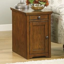 Hot Sale ✨ Ashley Furniture Industries Ashley Furniture Laflorn End Table In Brown 🔔